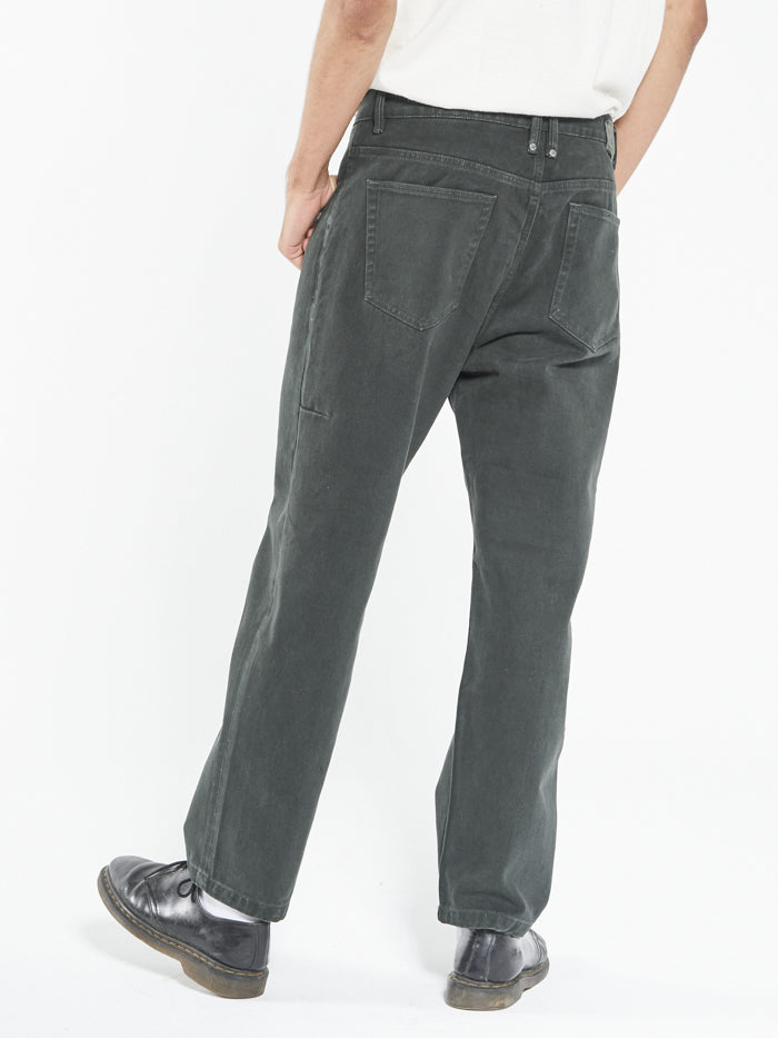 Slacker Denim Jean - Oil Green