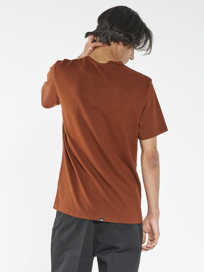 Hemp Solstice Merch Fit Tee - Caramel