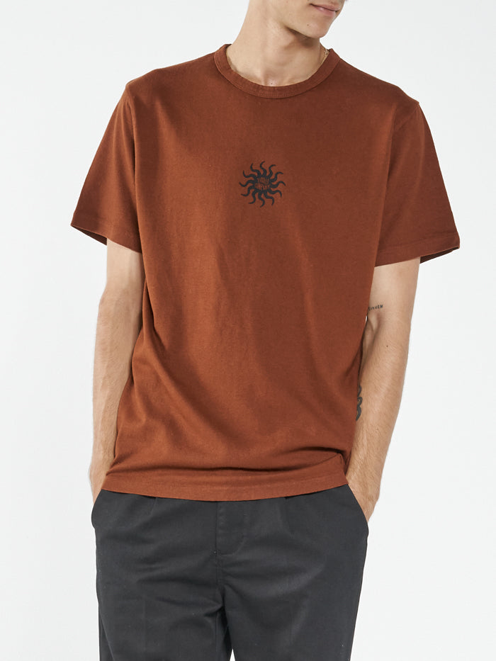 Hemp Solstice Merch Fit Tee - Caramel