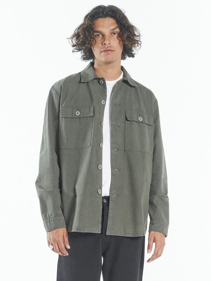 Brigade Overshirt - Army Green