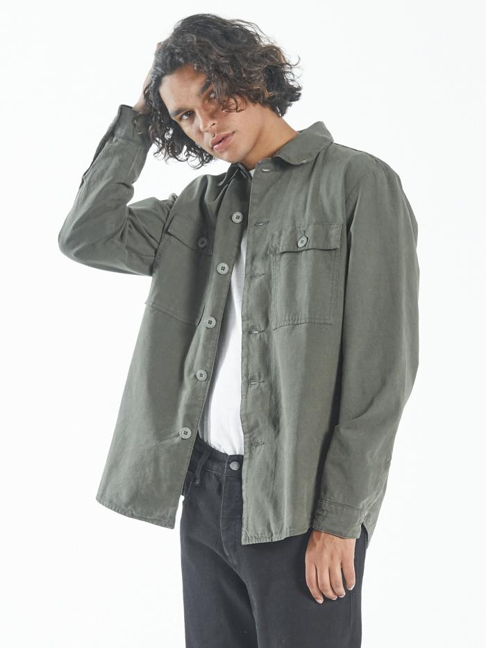 Brigade Overshirt - Army Green
