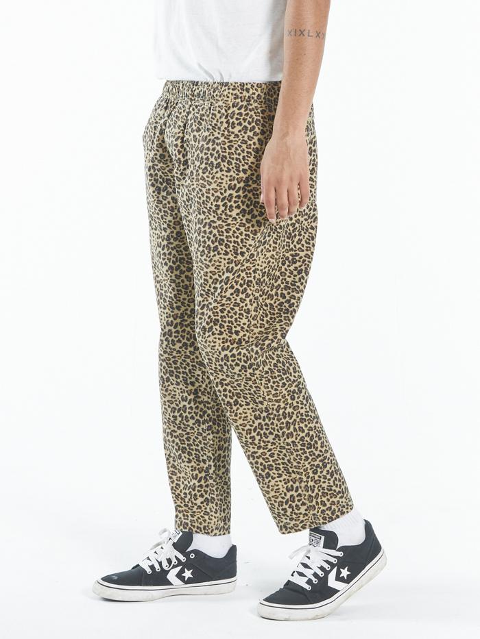 Mild Animal Chopped Elastic Surf Pant - Tan