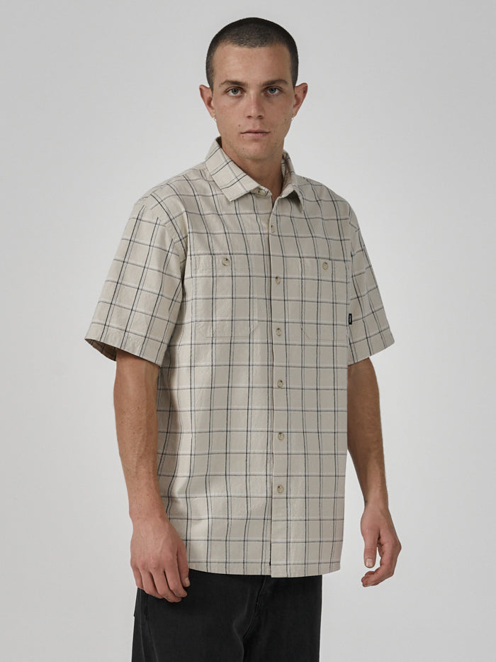 Healing Energies Short Sleeve Shirt - Tan