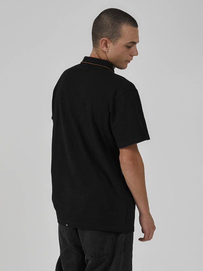 King Embro Polo - Black