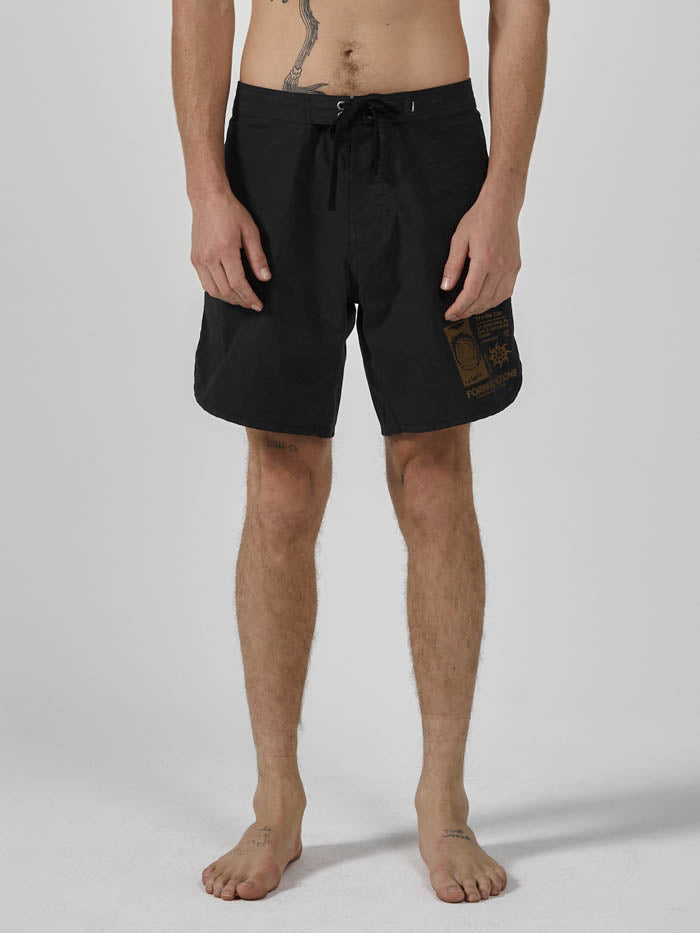 Forward Motions Boardshort - Dark Charcoal