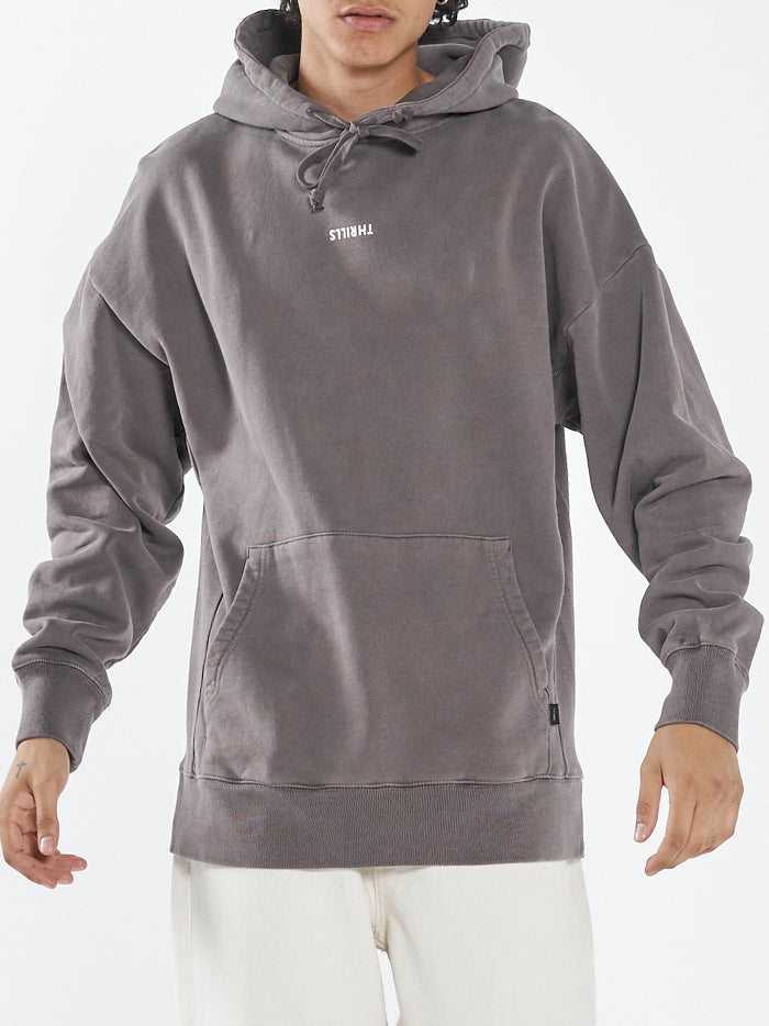 Minimal Thrills Slouch Pull On Hood - Plum