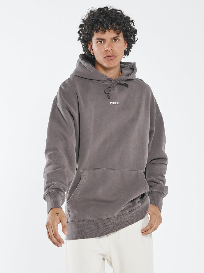 Minimal Thrills Slouch Pull On Hood - Plum