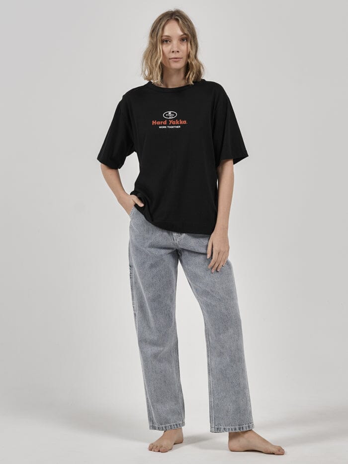 Hard Yakka x Thrills Union Box Tee - Black