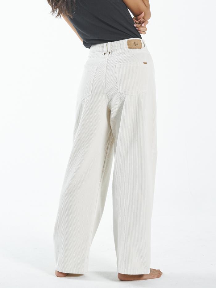 Billie Cord Pant - Heritage White