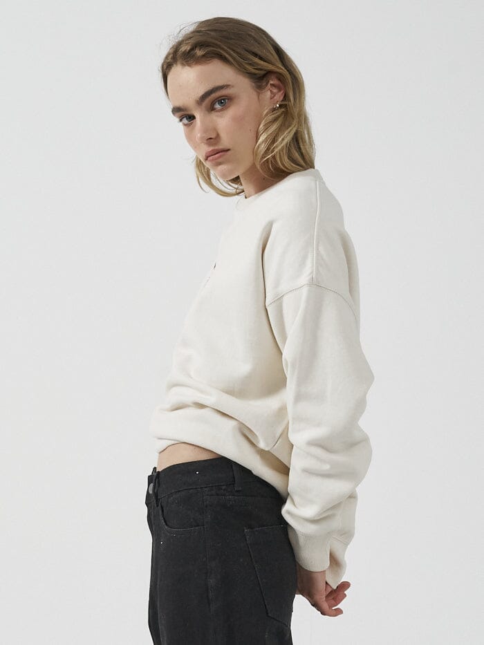 Luxury Slouch Crew - Unbleached