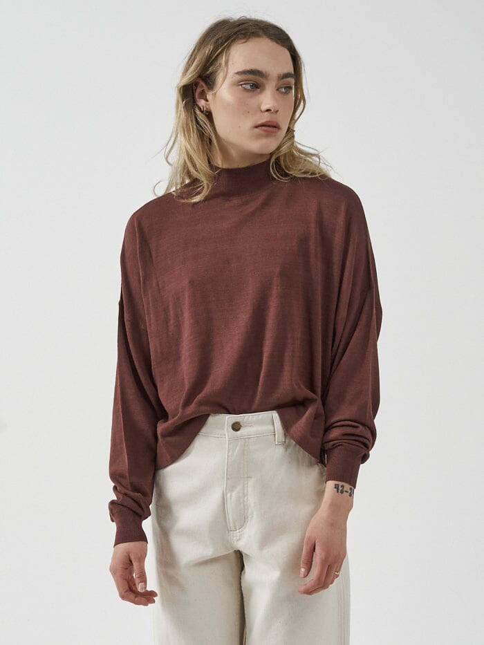 Pause Knit Pullover - Port