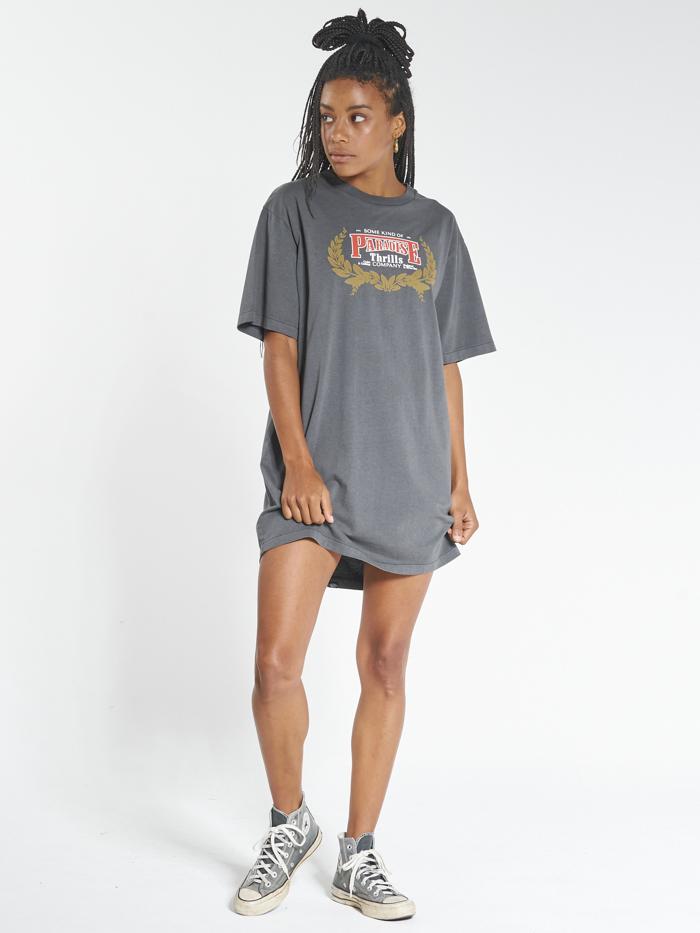 Speed Wreath Merch Fit Tee Dress - Merch Black | Thrills Co. | Thrills Co. Speed Wreath Merch Fit Tee Dress - Merch Black | Thrills Co. | Thrills Co.