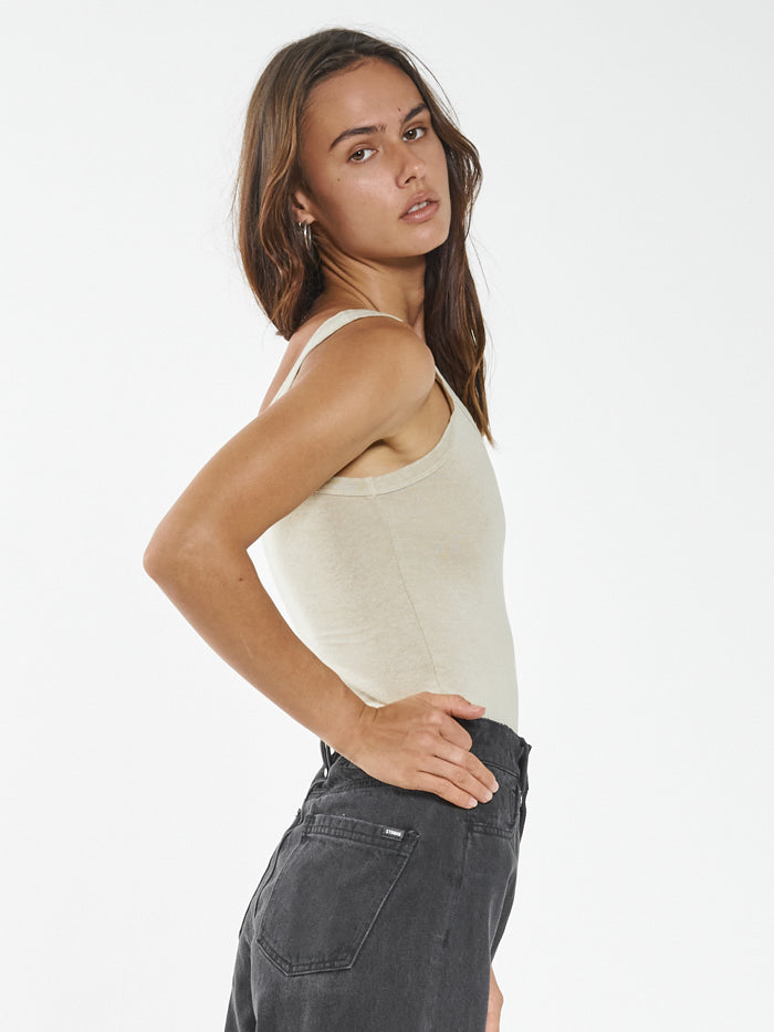 Thrills Territory Retro Tank - Overcast