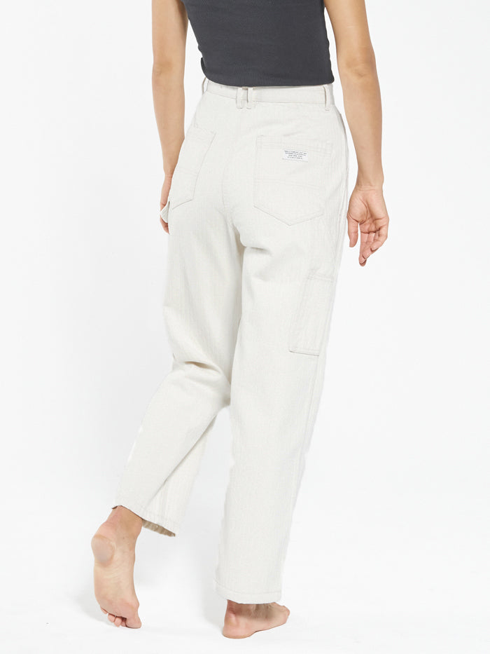 Dell Stripe Carpenter Pant - Unbleached