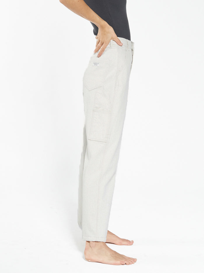 Dell Stripe Carpenter Pant - Unbleached