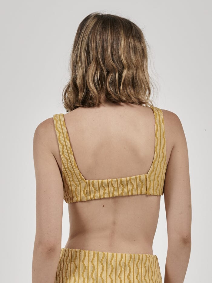 Gravitation Parallel Bikini Top - Mineral Yellow
