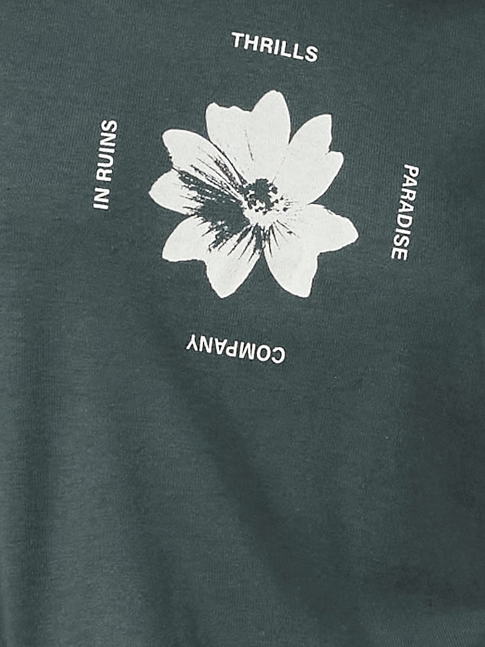 Love Me Not Hemp Mini Tee - Mallard Green