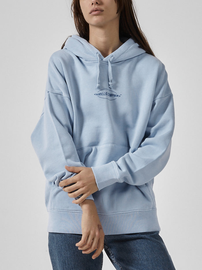 Orbit Fleece Hood - Powder Blue