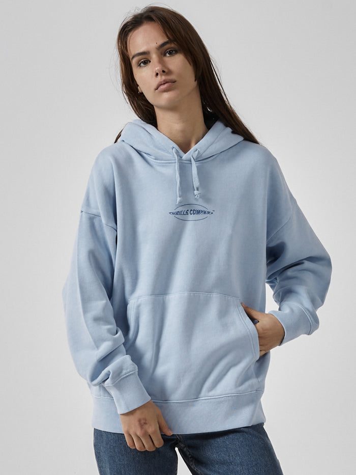 Orbit Fleece Hood - Powder Blue