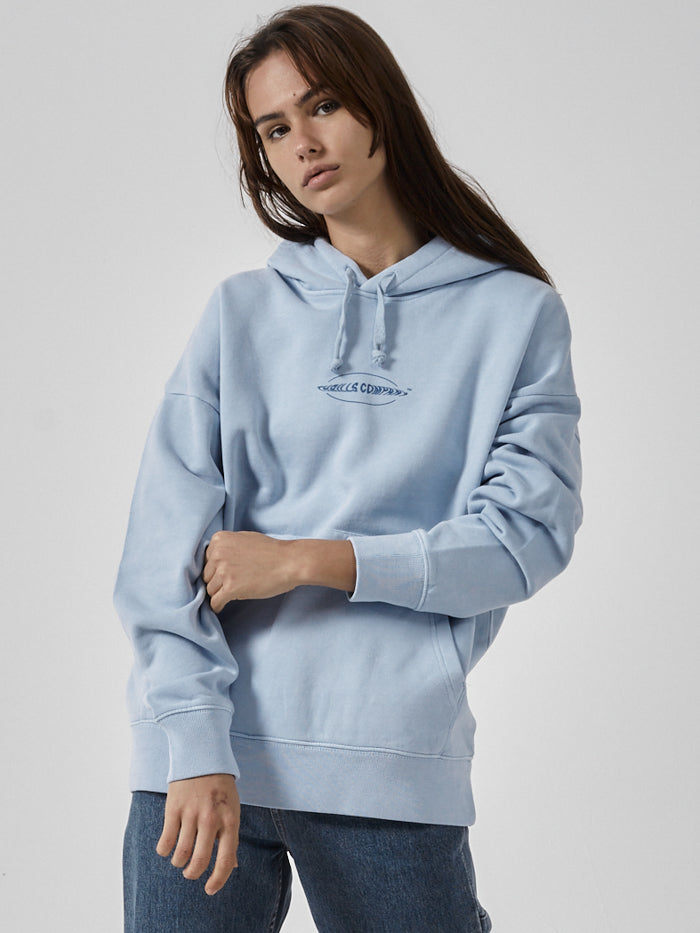 Orbit Fleece Hood - Powder Blue