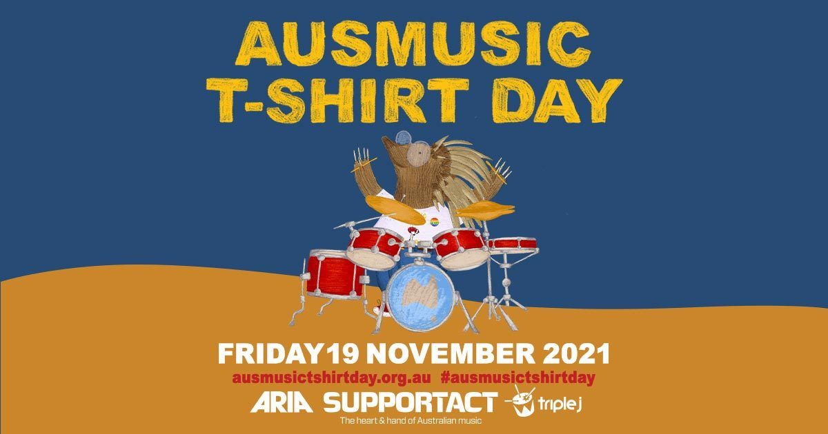 GEARING UP FOR AUSMUSIC T-SHIRT DAY
