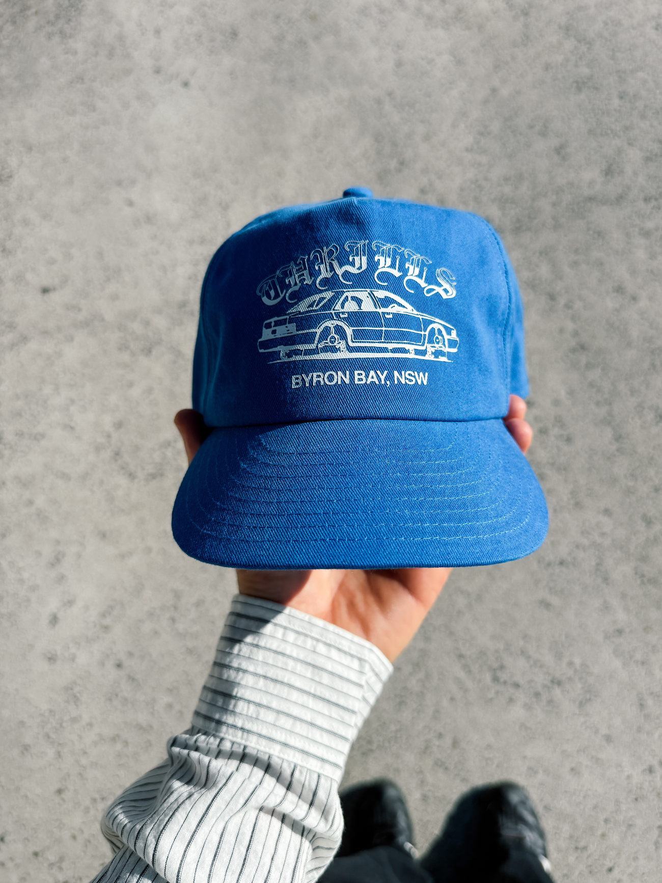 Neighbourhood 5 Panel Short Brim Cap - Calm Blue