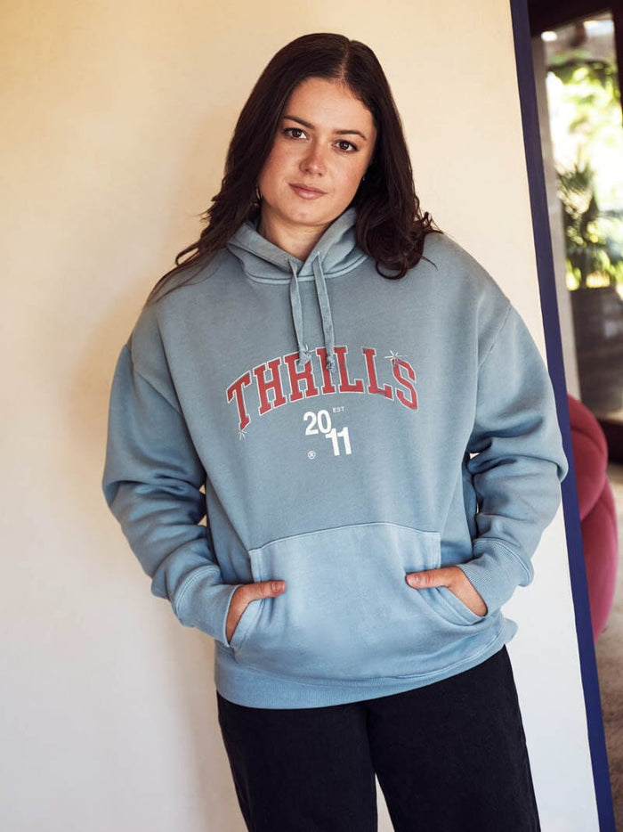 Stadium Fleece Hood - Smog