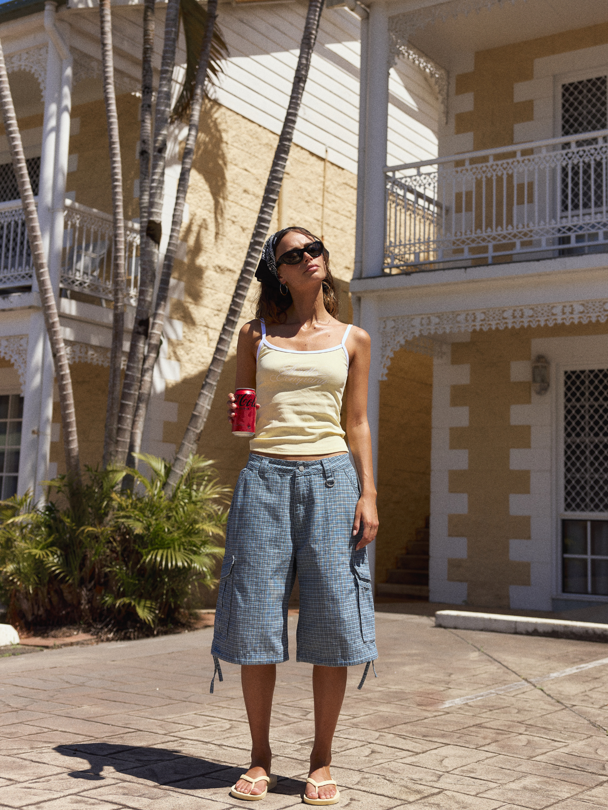 Lost Cause Baggy Cargo Short - Vintage Blue