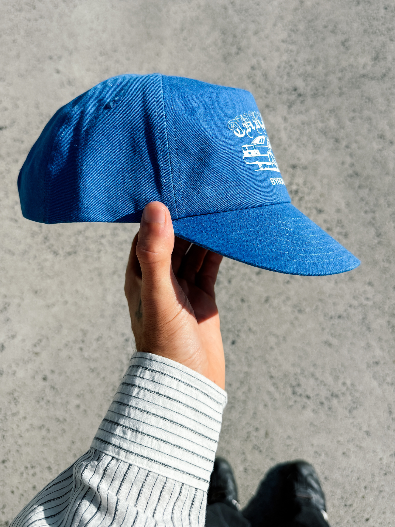 Neighbourhood 5 Panel Short Brim Cap - Calm Blue