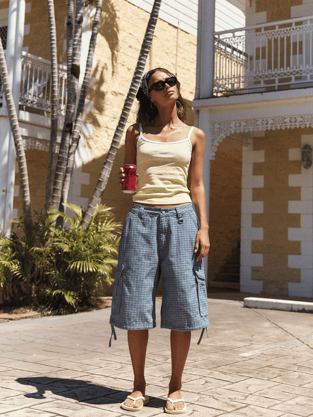 Lost Cause Baggy Cargo Short - Vintage Blue