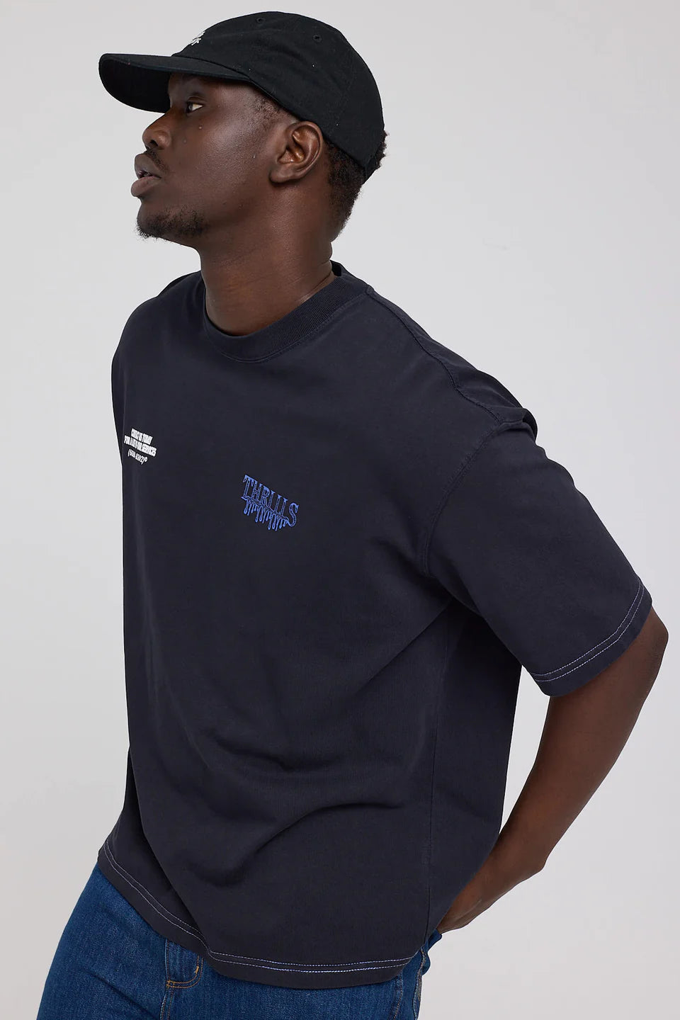 Dispatch Box Fit Oversize Short Tee - Dark Navy