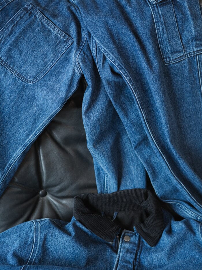 Slacker Union Denim Cargo Jean - Worn In Blue