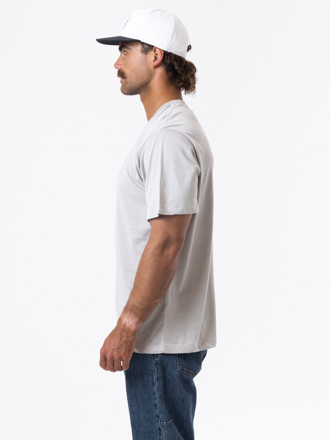 Minimal Thrills Merch Fit Tee - Oyster Grey