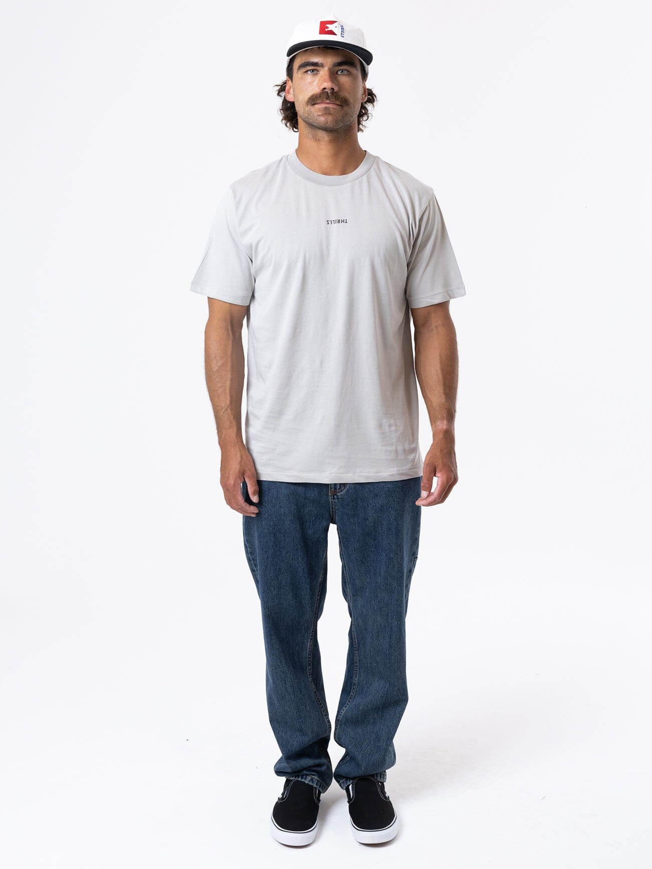 Minimal Thrills Merch Fit Tee - Oyster Grey