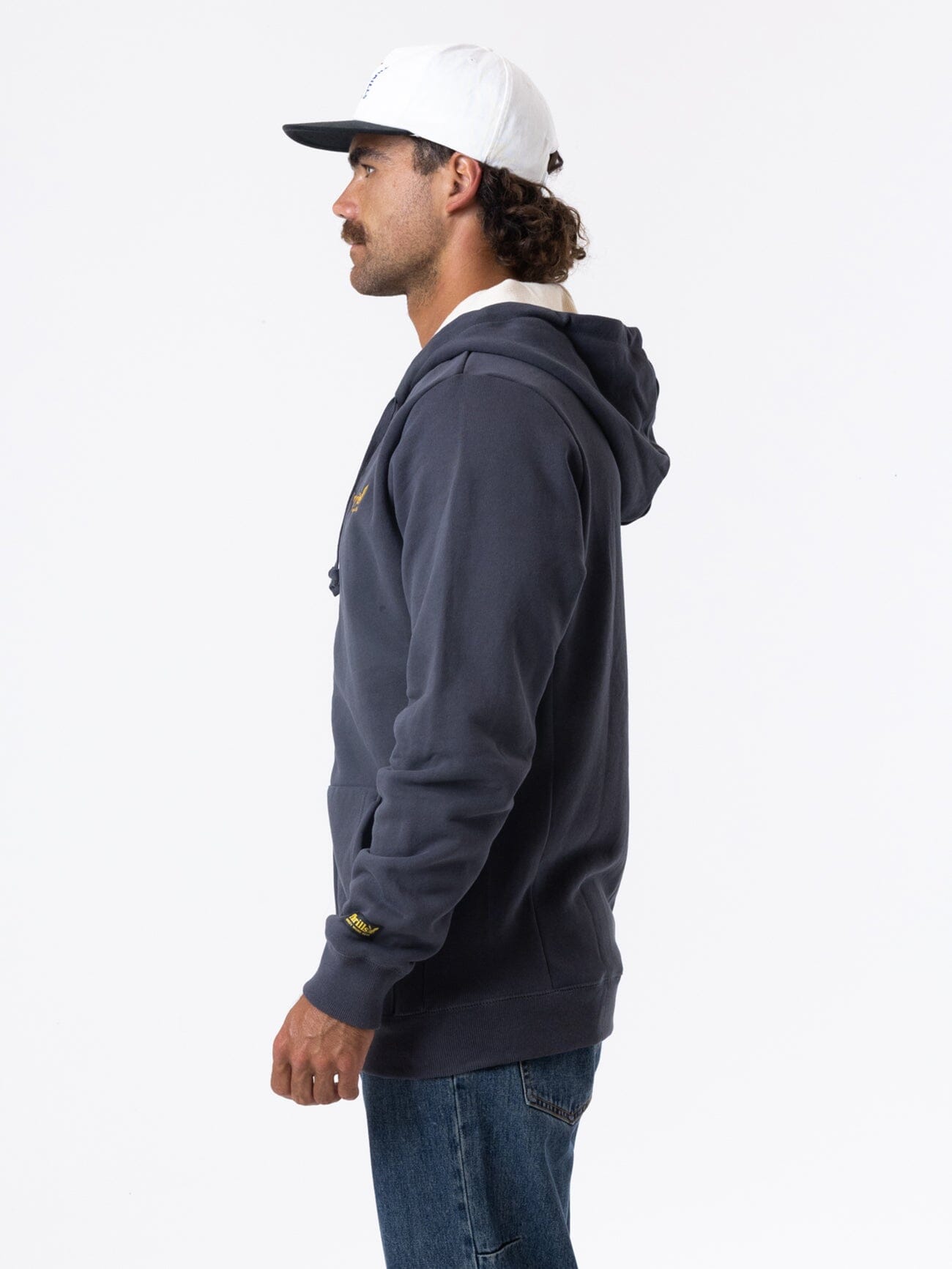 Thrills Union Zip Hood - Dark Charcoal