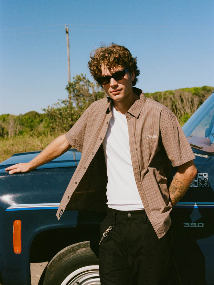 Deep In The Heart Of Byron Cropped Short Sleeve Shirt - Falcon