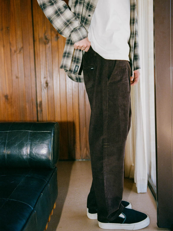 Slacker Cord Chino Pant - Postal Brown