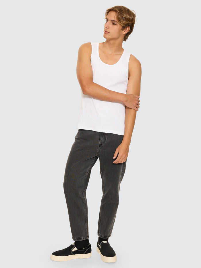 Endless Rib Tank - White XS