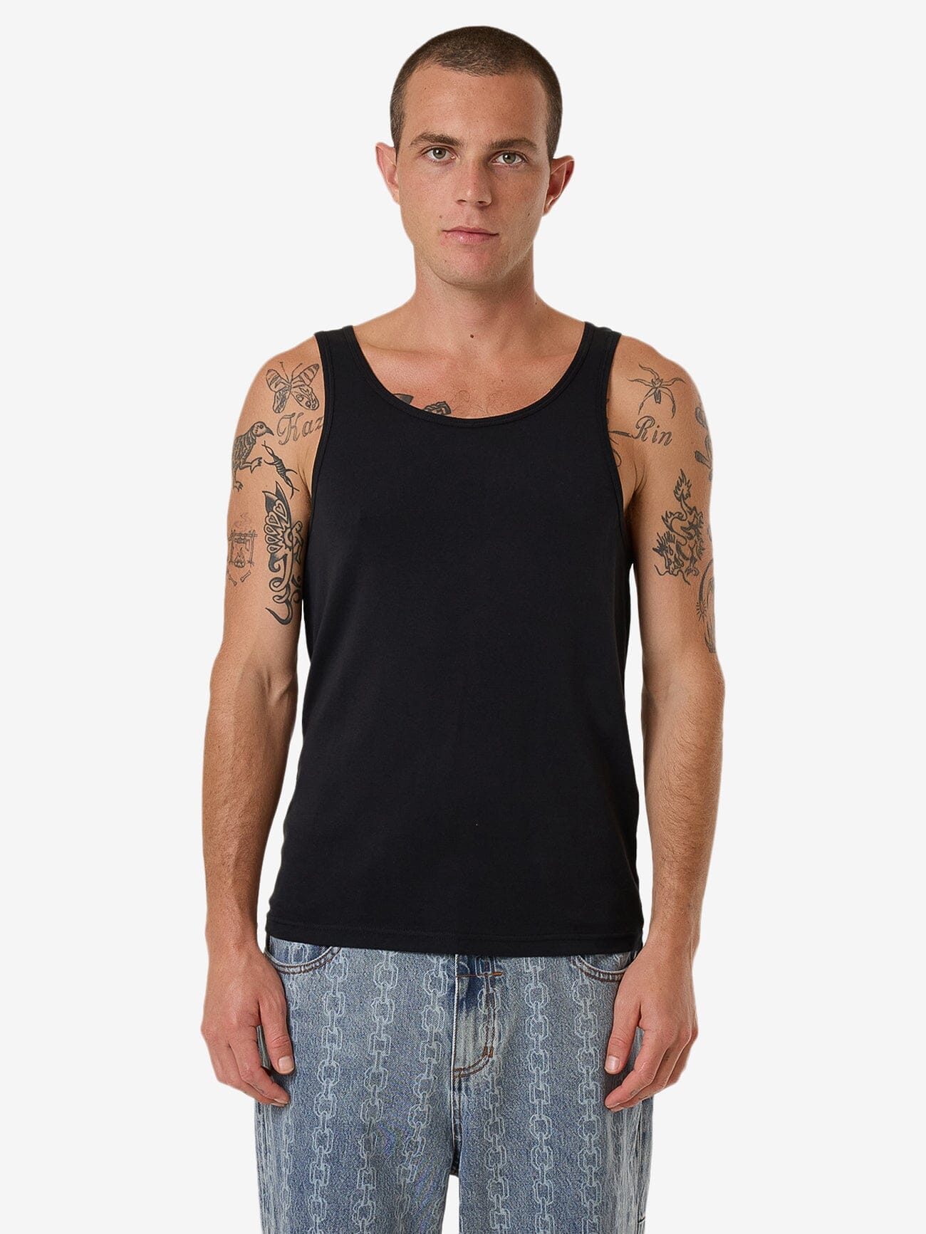 Endless Rib Tank - Black XS