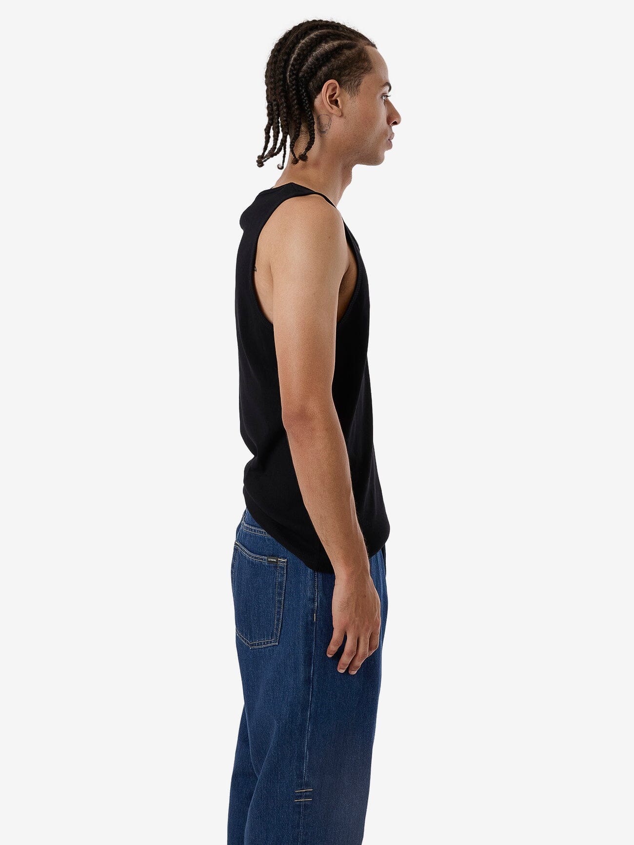 Endless Rib Tank - Black XS