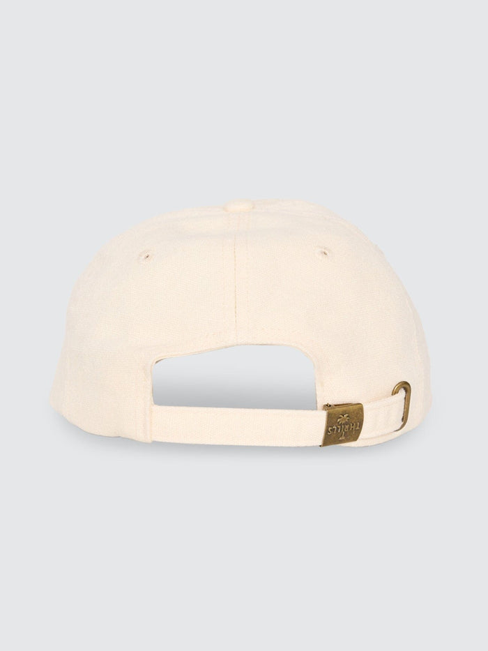 Minimal Thrills 6 Panel Cap - Heritage White