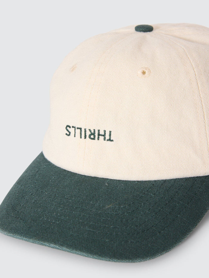 Minimal Thrills 6 Panel Cap - Deep Forest - Tofu