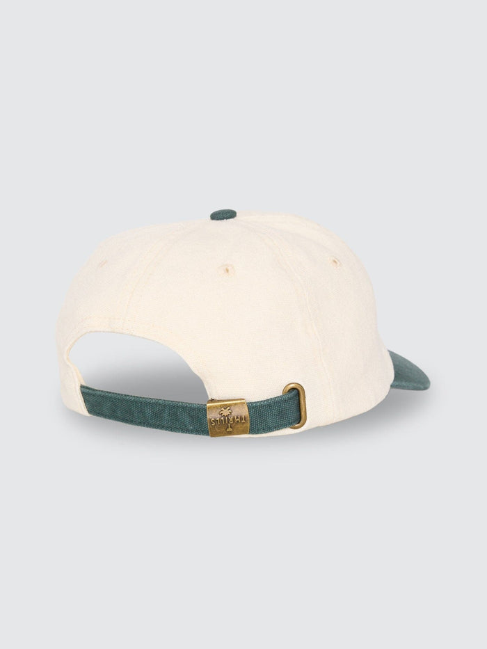 Minimal Thrills 6 Panel Cap - Deep Forest - Tofu