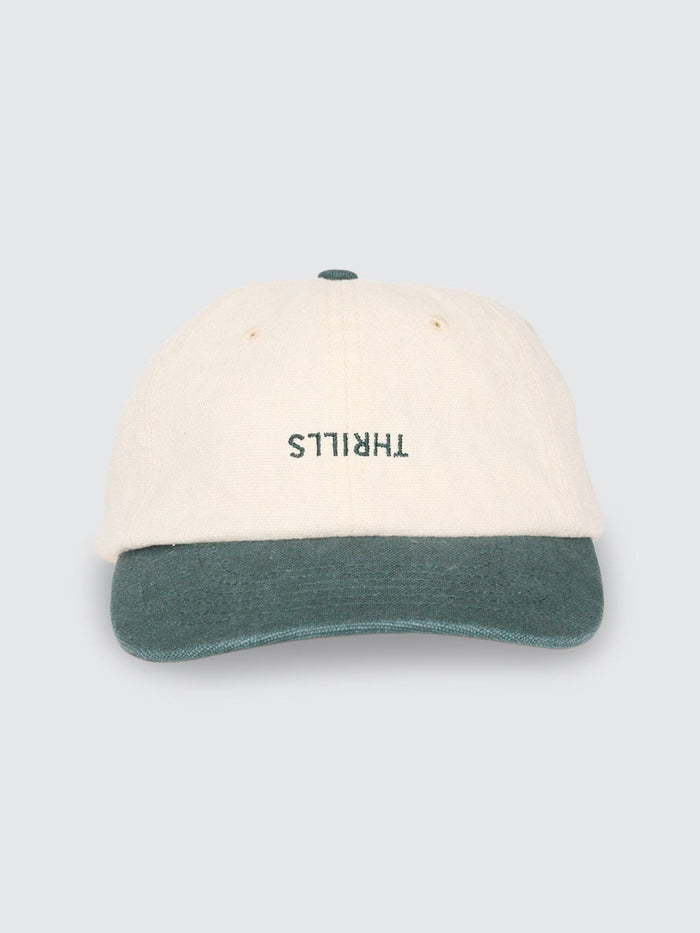 Minimal Thrills 6 Panel Cap - Deep Forest - Tofu