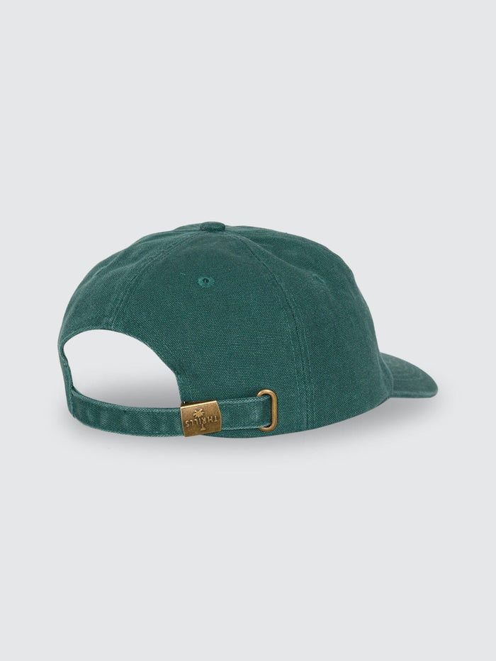 Minimal Thrills 6 Panel Cap - Jasper Green