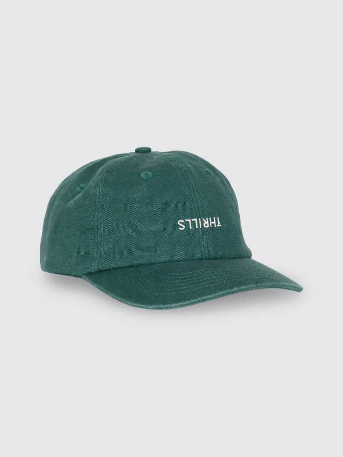 Minimal Thrills 6 Panel Cap - Jasper Green