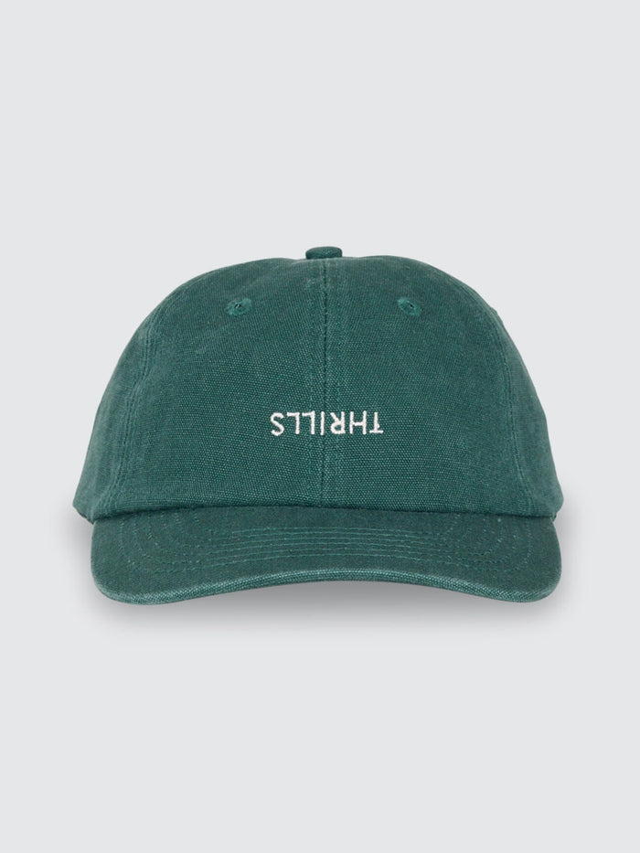 Minimal Thrills 6 Panel Cap - Jasper Green
