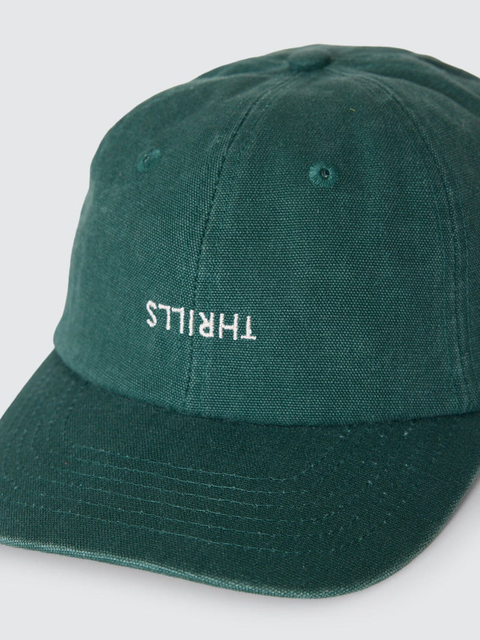 Minimal Thrills 6 Panel Cap - Jasper Green
