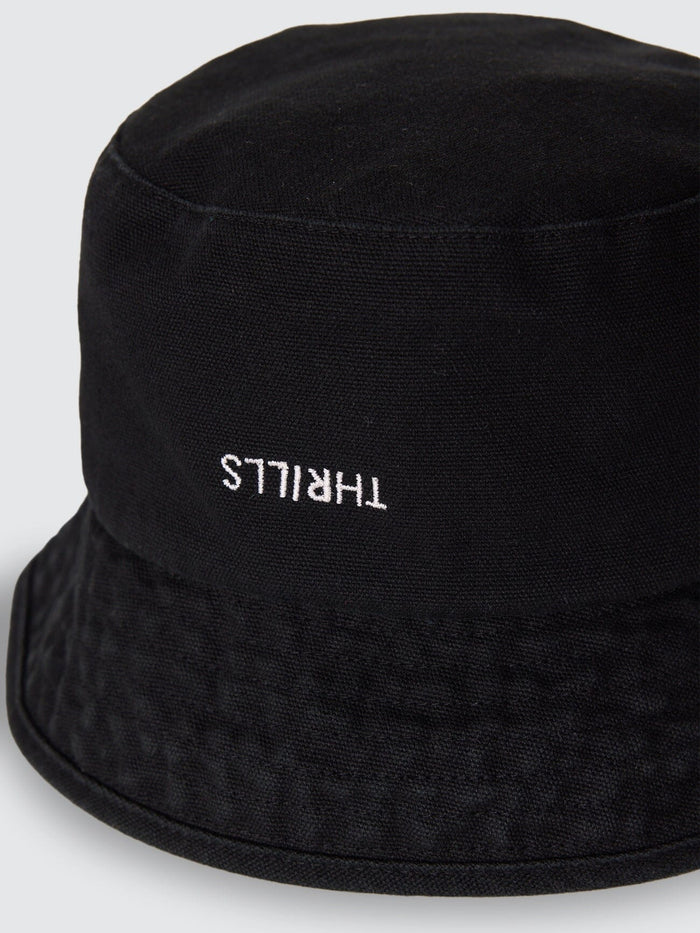 Minimal Thrills Bucket Hat - Washed Black