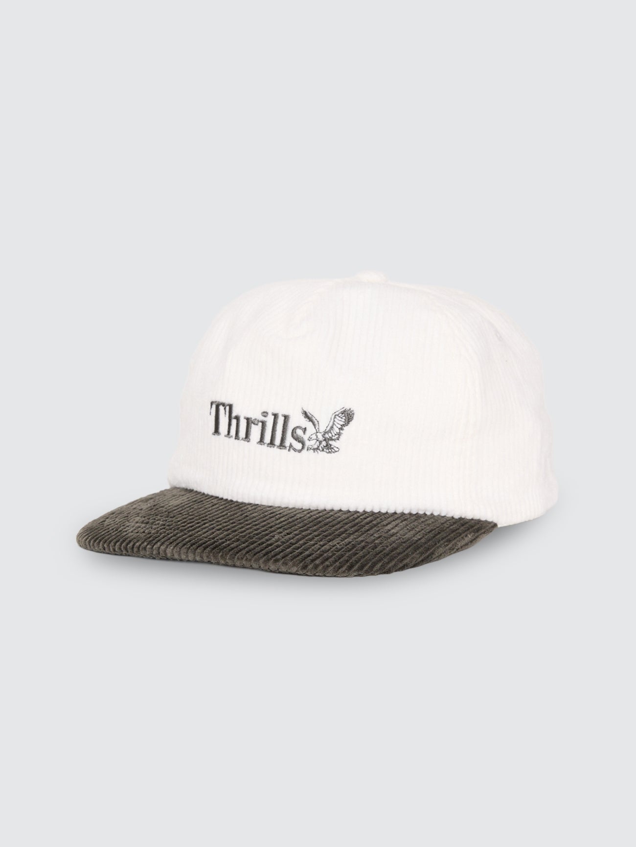 Thrills Workwear 5 Panel Cap - Deep Forest - Tofu